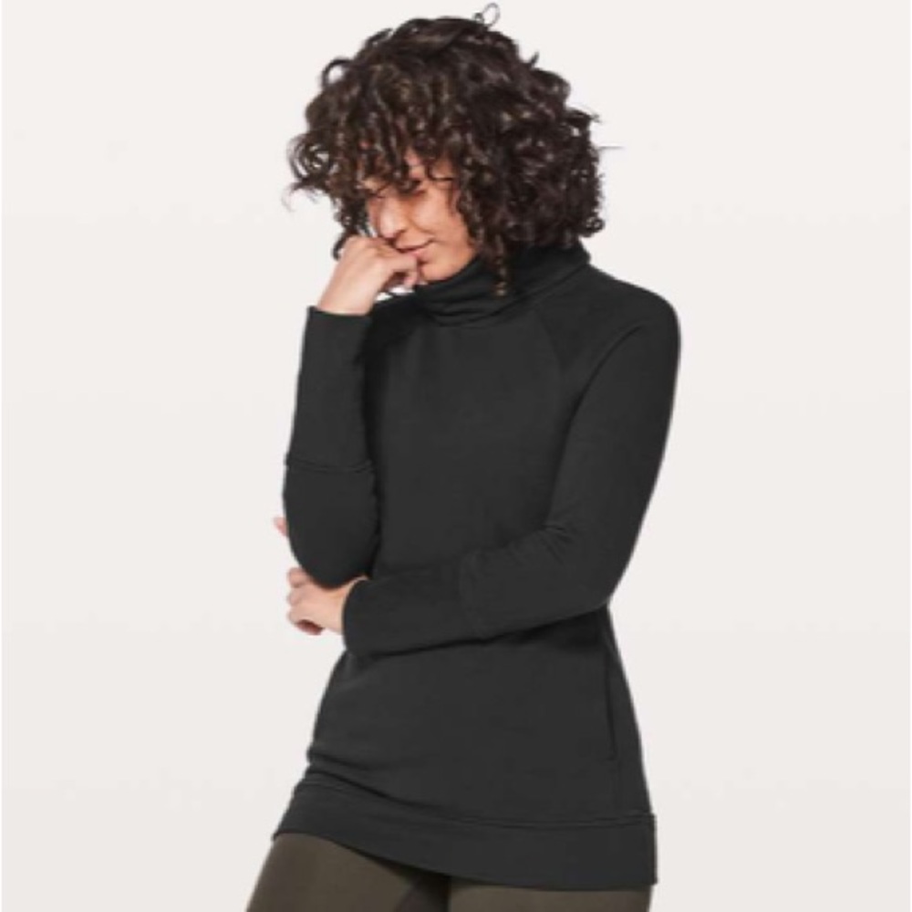 lululemon athletica To You Tunic Sweater Cotton Terry Size 4